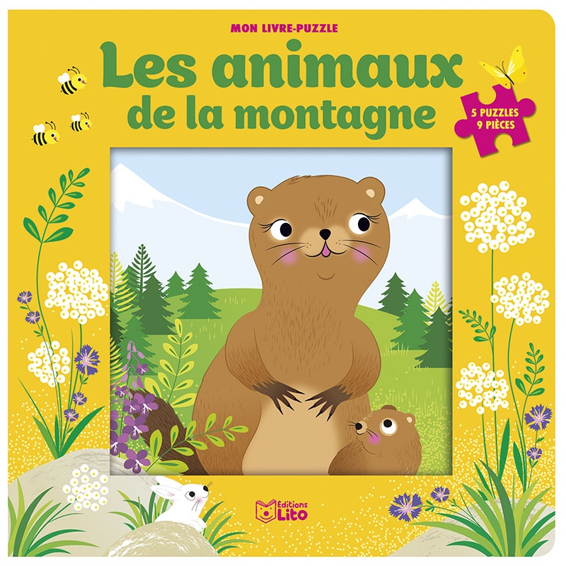 Livre-Puzzle Les animaux de la montagne