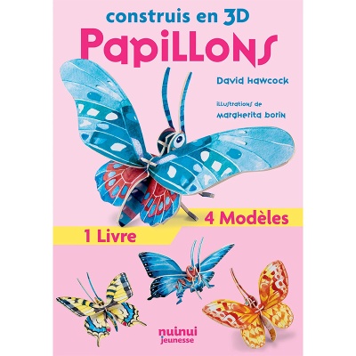 Papillons 3D - Nuinui jeunesse