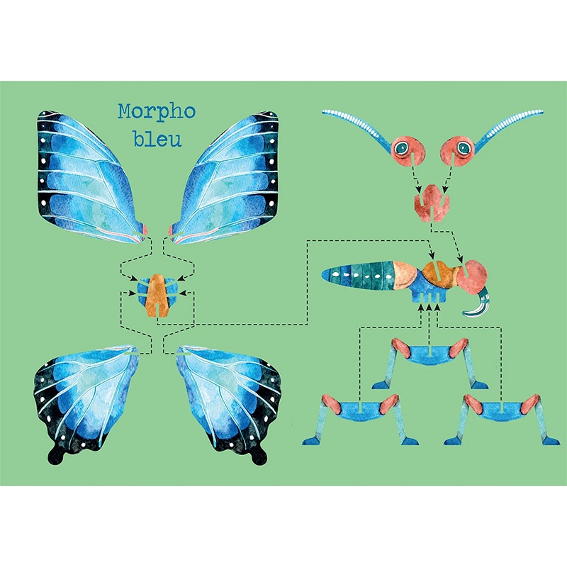 Papillons 3D - Nuinui jeunesse