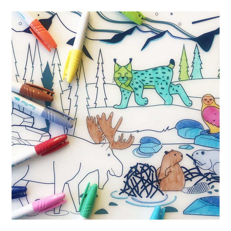 Set de table Forêt Boréale