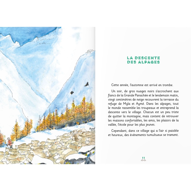 Zinello, âne des alpages - Un hiver d'aventures