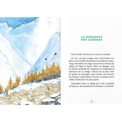 Zinello, âne des alpages - Un hiver d'aventures