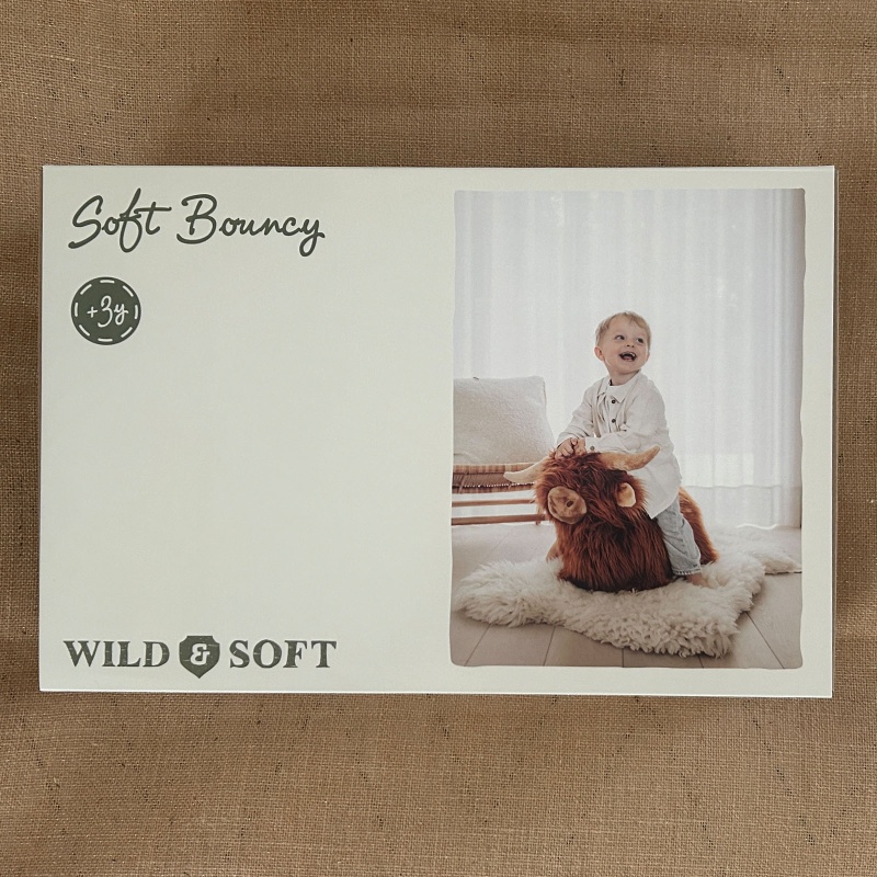 Vache Highland rebondissante