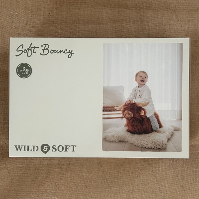 Vache Highland rebondissante