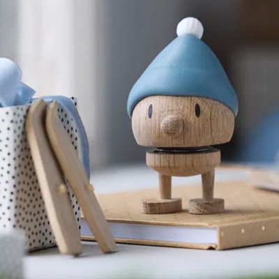 Skieur Bumble en bois