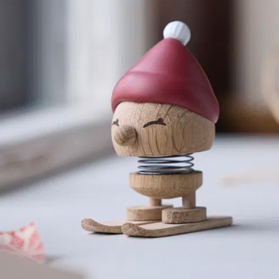 Skieuse Bimble en bois