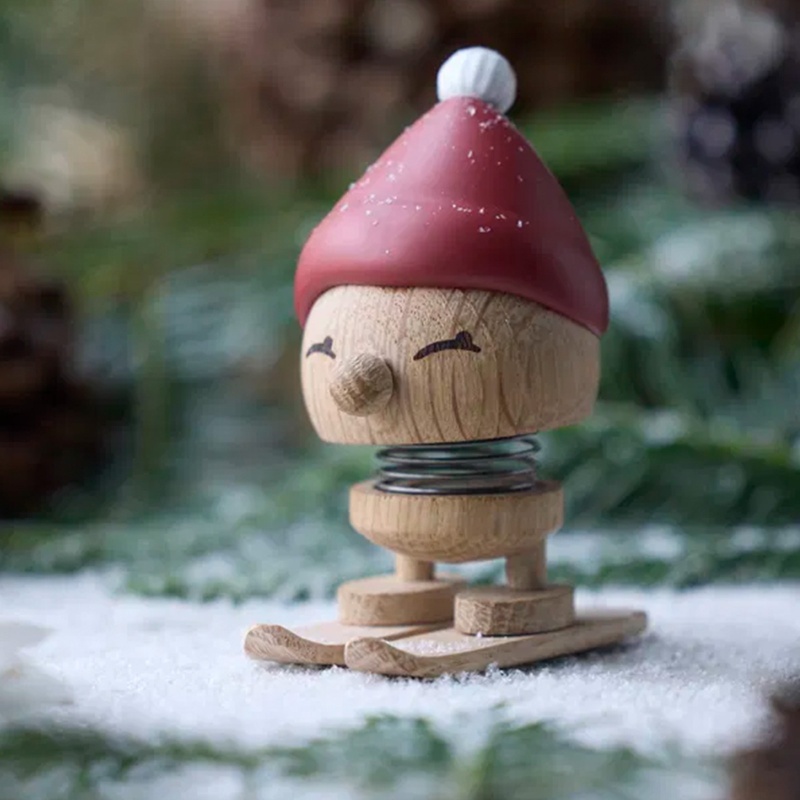 Skieuse Bimble en bois