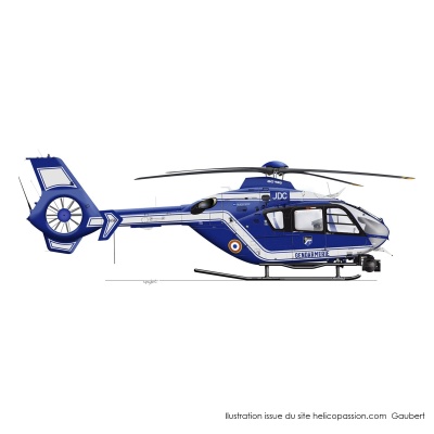 Hélicoptère de la gendarmerie EC 135 - NewRay