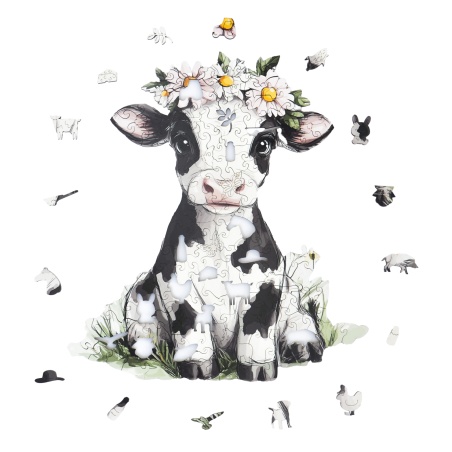 Puzzle Vache des alpages -...