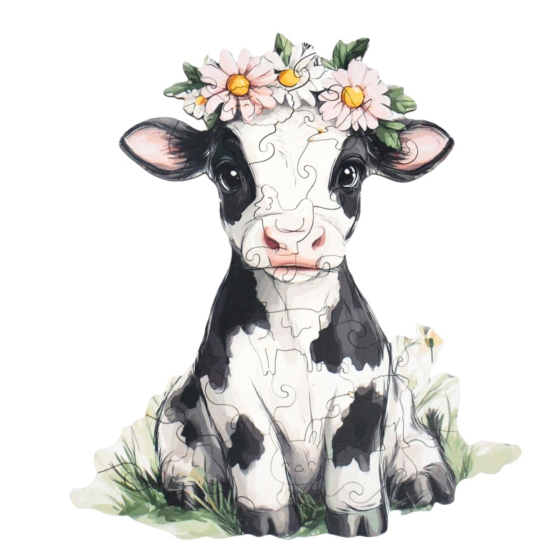 Puzzle Vache des alpages 