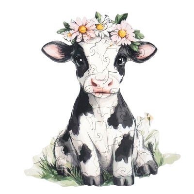 Puzzle Vache des alpages 