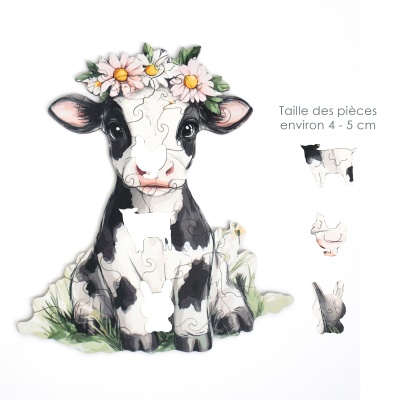 Puzzle Vache des alpages 