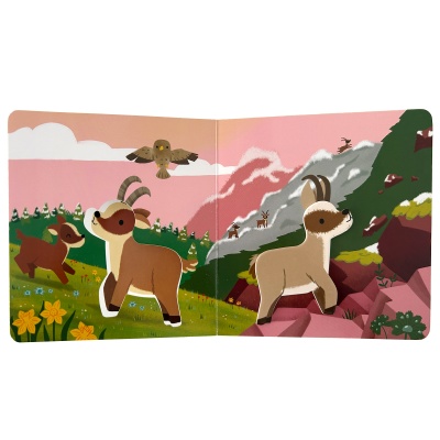 Les animaux de la montagne - Mes p'tits documentaires en relief