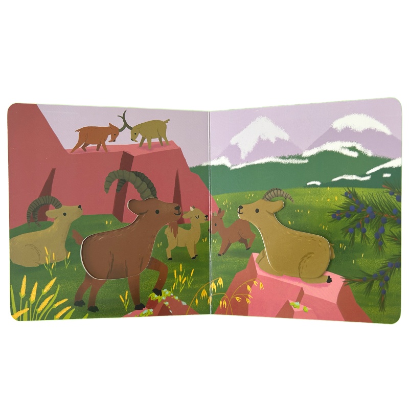 Les animaux de la montagne - Mes p'tits documentaires en relief