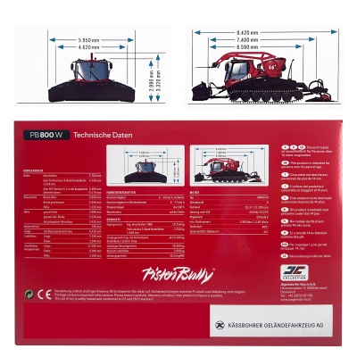 Dameuse PistenBully 800 W 1:43 - Jaegerndorfer Collection