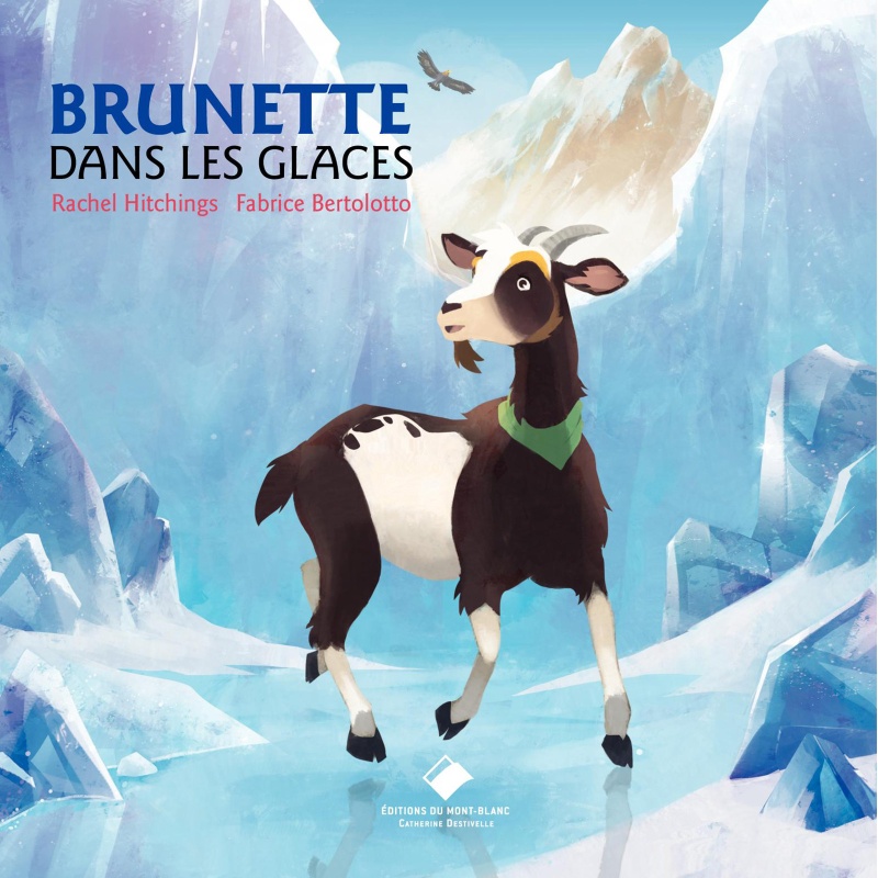 Brunette dans les glaces