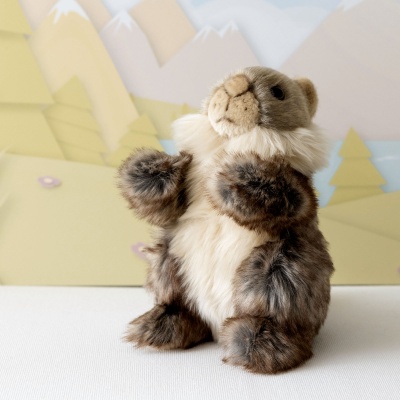 Peluche Marmotte des Alpes