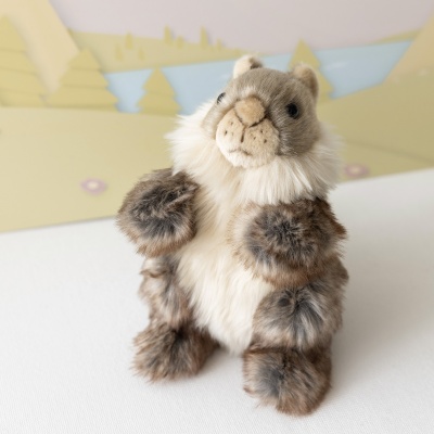 Peluche Marmotte des Alpes