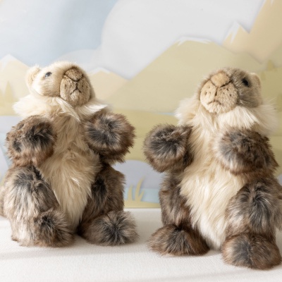 Peluche Marmotte des Alpes