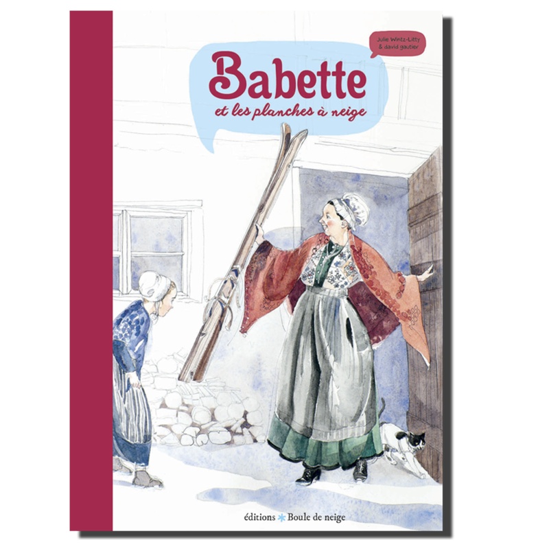 Babette et les planches à neige